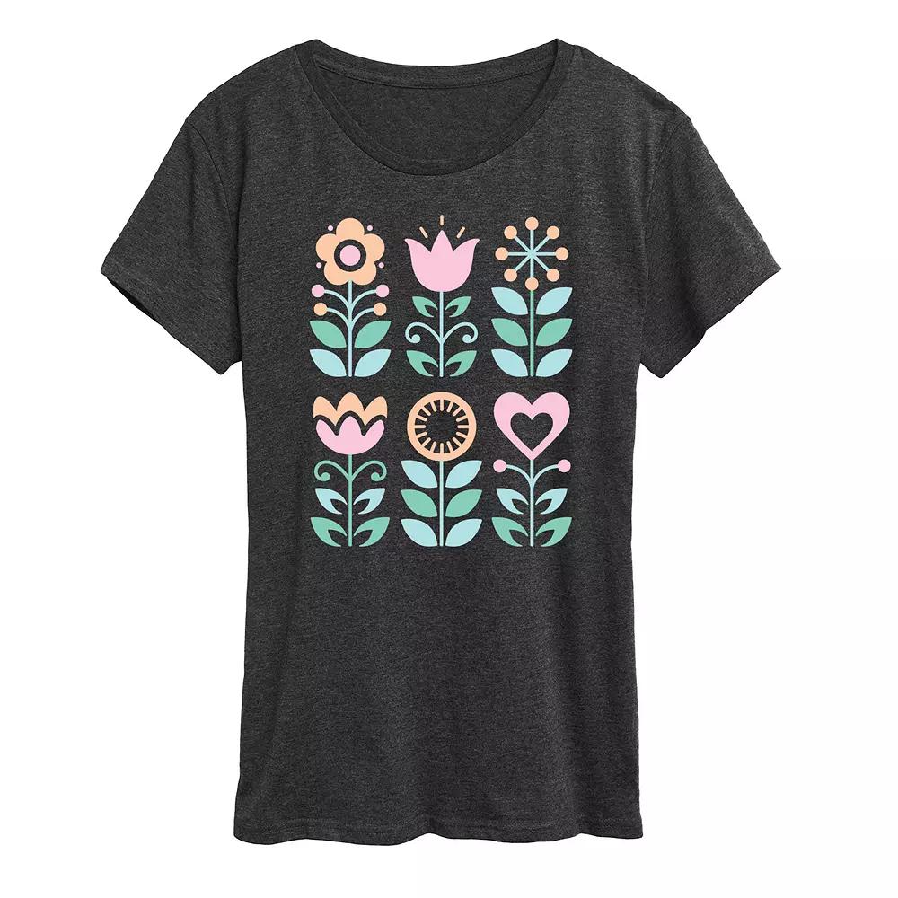 Women's Scandinavian Flowers Over Product Image