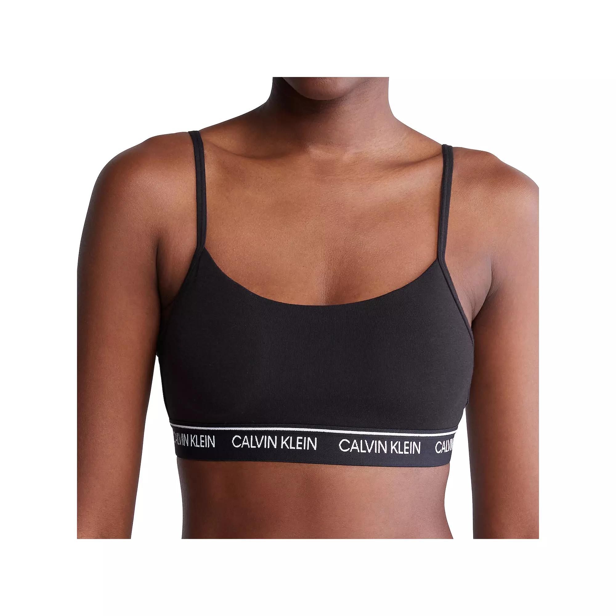 Women's Calvin Klein Archive Logo Lightly Lined Bralette QF7534,  Product Image