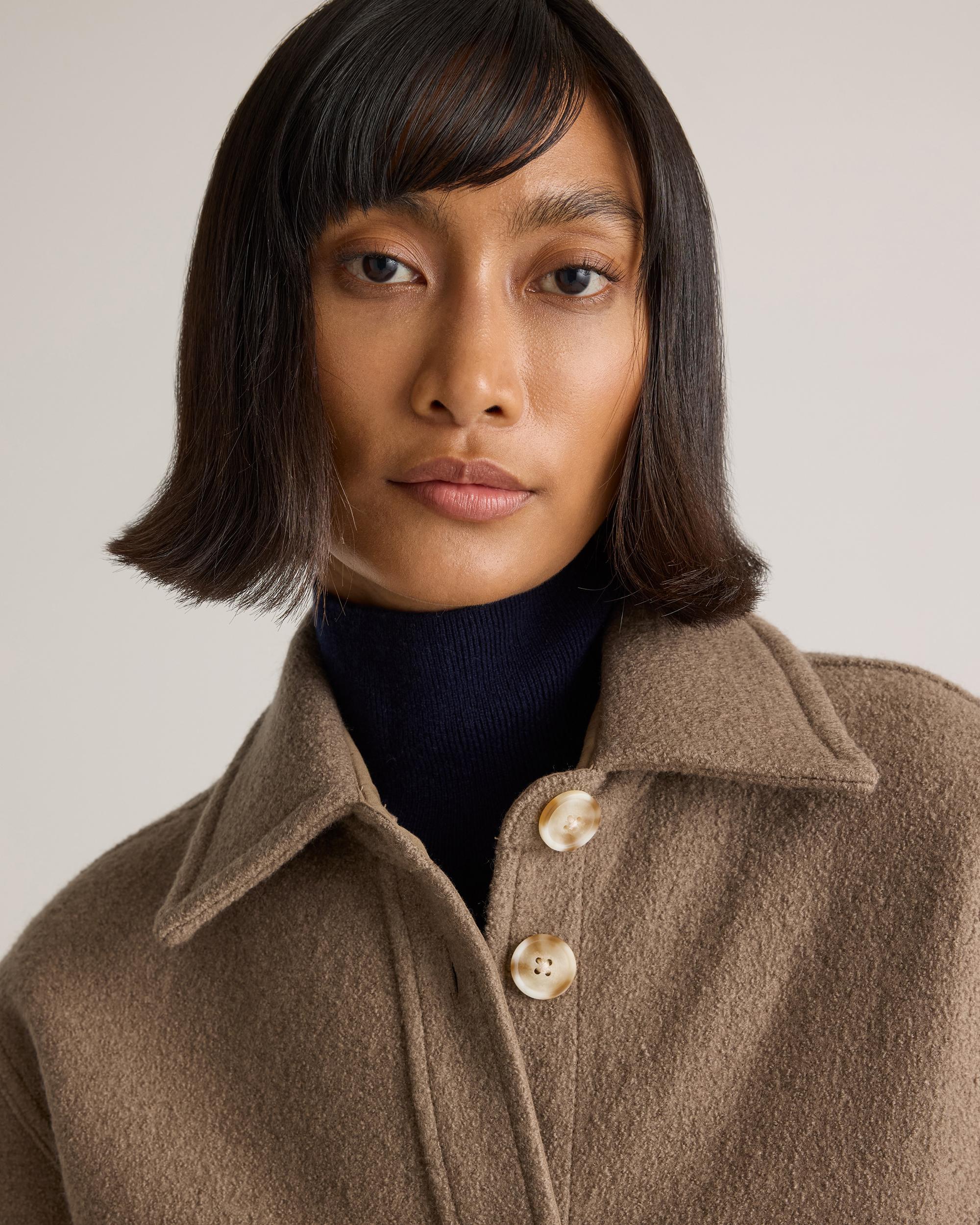 Quince | Women's 100% Merino Wool Shirt Jacket Size XS Product Image