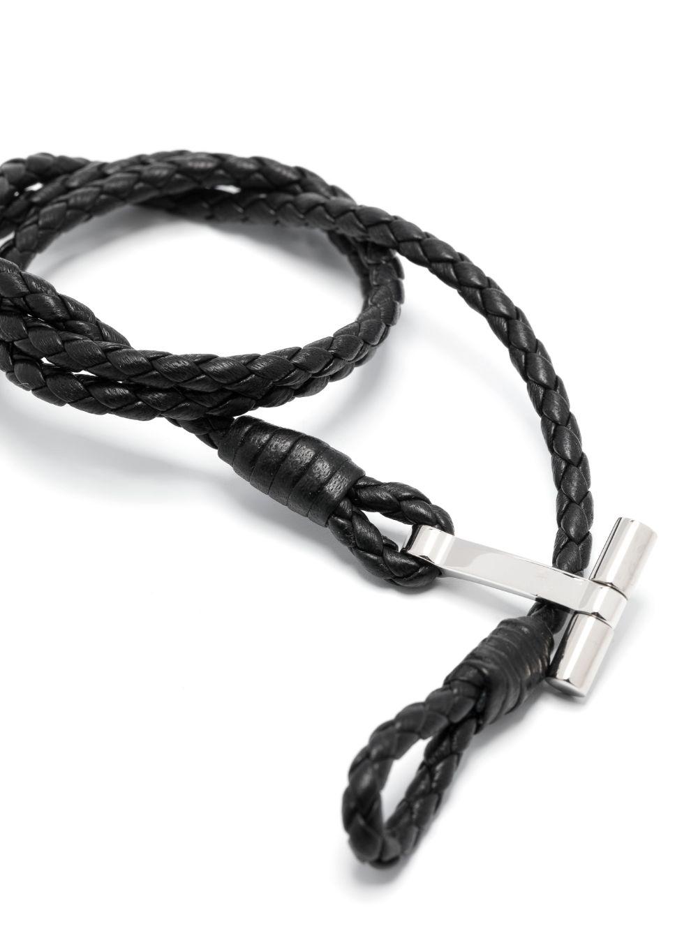 braided leather bracelet Product Image