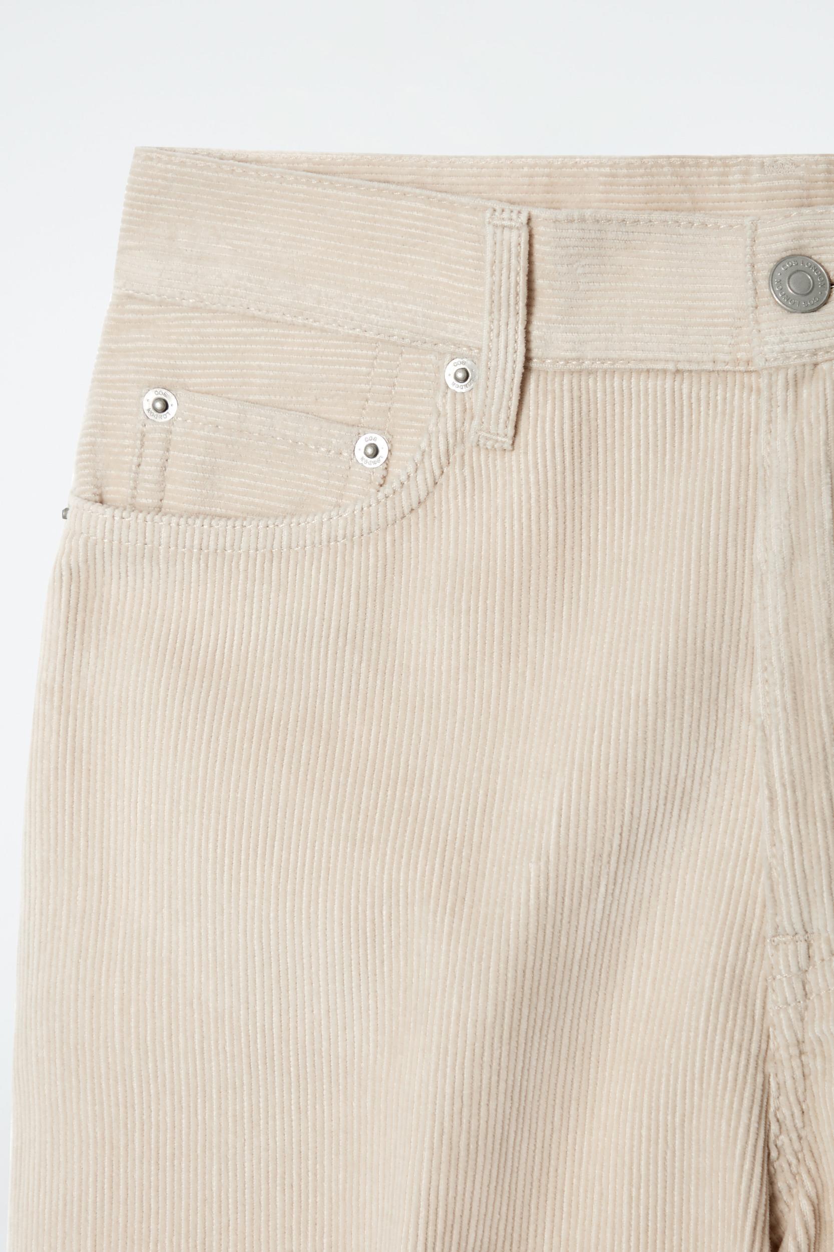 TIDE CORDUROY WIDE-LEG JEANS Product Image