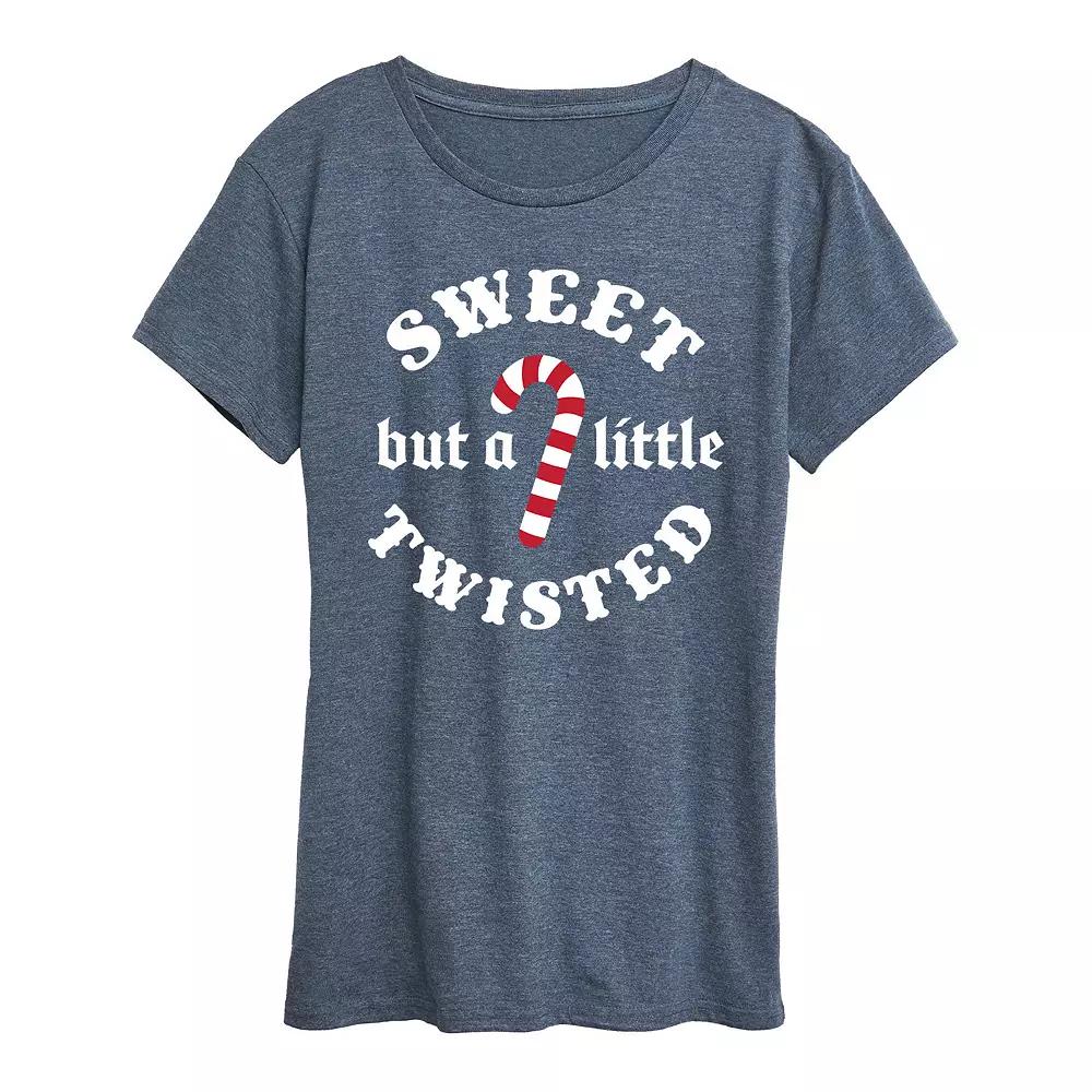 Women's Sweet But A Little Twisted Graphic Tee, Girl's,  Product Image
