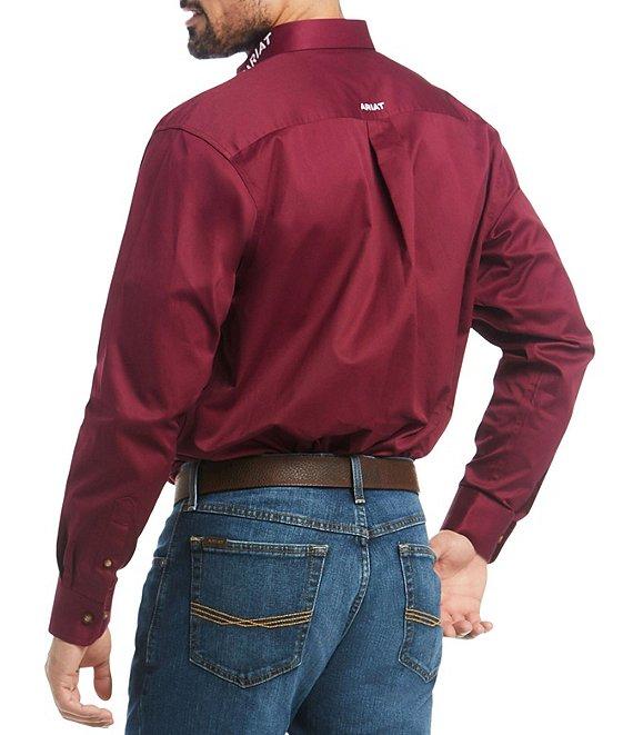 Ariat Team Logo Long-Sleeve Woven Twill Shirt Product Image