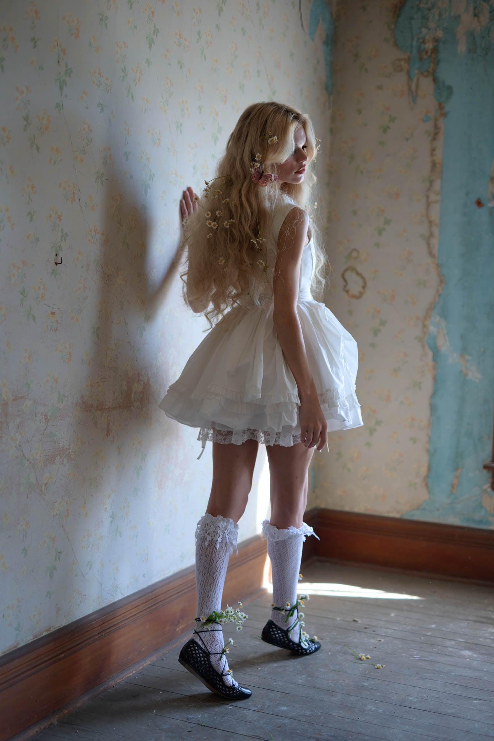 The Ivory Little Lamb Dress Product Image