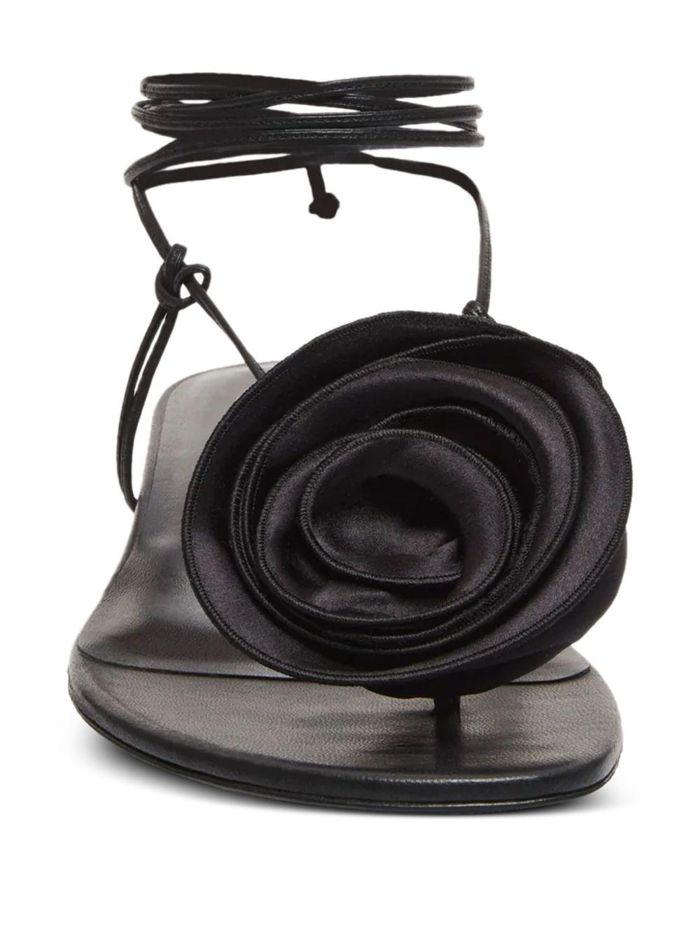 floral-appliqué sandals  Product Image