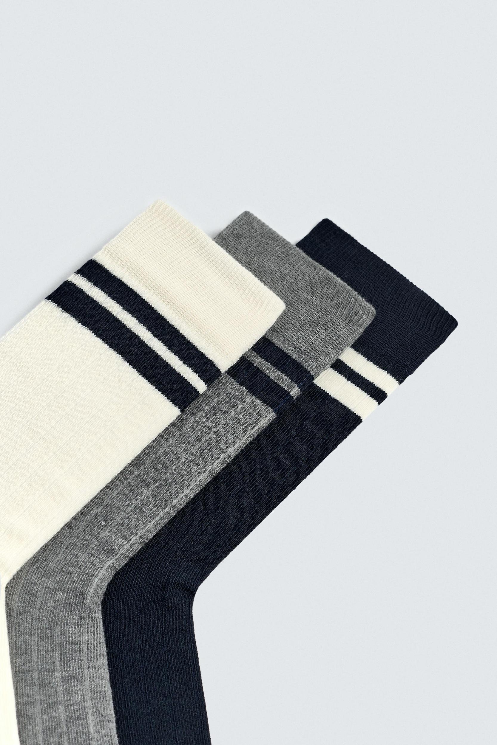 3-PACK STRIPED SOCKS Product Image