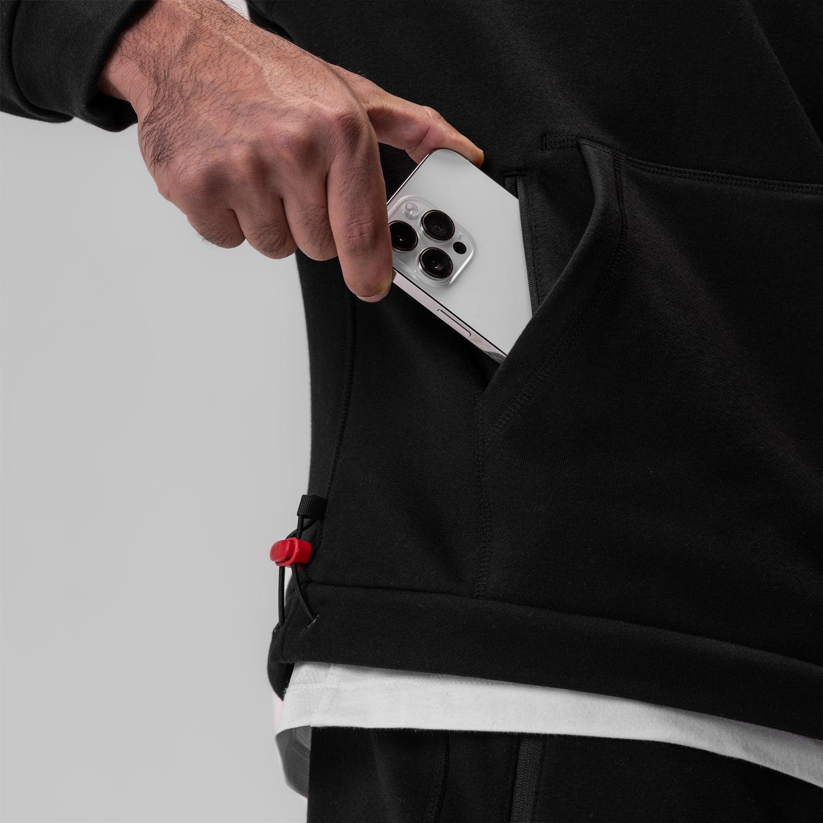 0905. Tech-Terry™ Weather-Ready Training Hoodie - Black "ASRV" Product Image