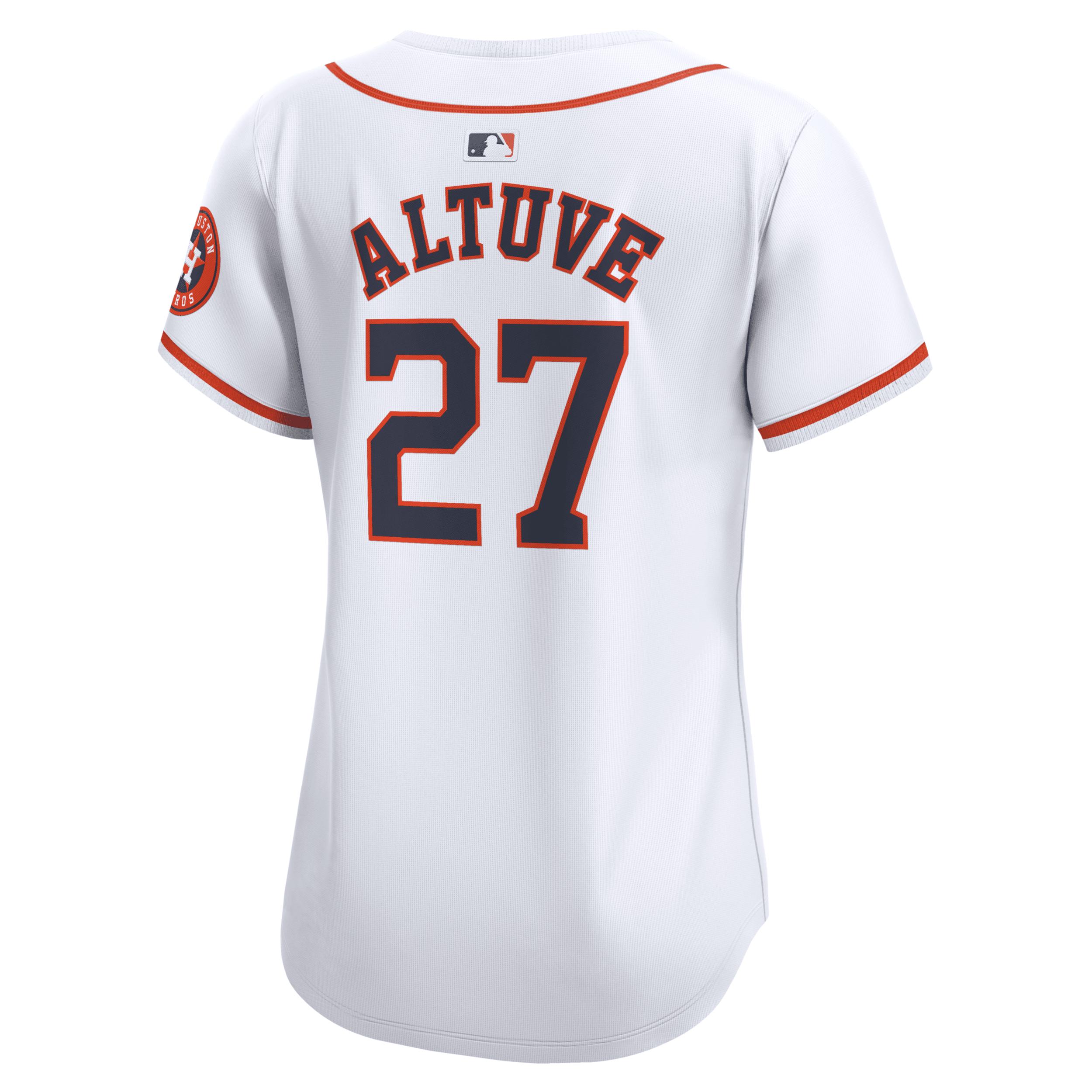 Women's Nike Jose Altuve White Houston Astros Home Limited Player Jersey,  Product Image