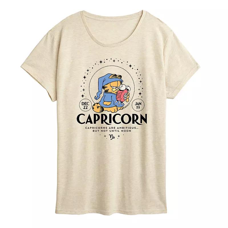 Plus Garfield Capricorn Graphic Tee, Women's,  Product Image