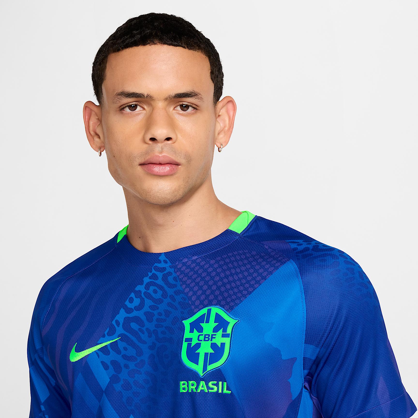 Brazil 2025 Stadium Away (Team) Nike Mens Dri-FIT Soccer Replica Jersey | FZ9021-458 Product Image