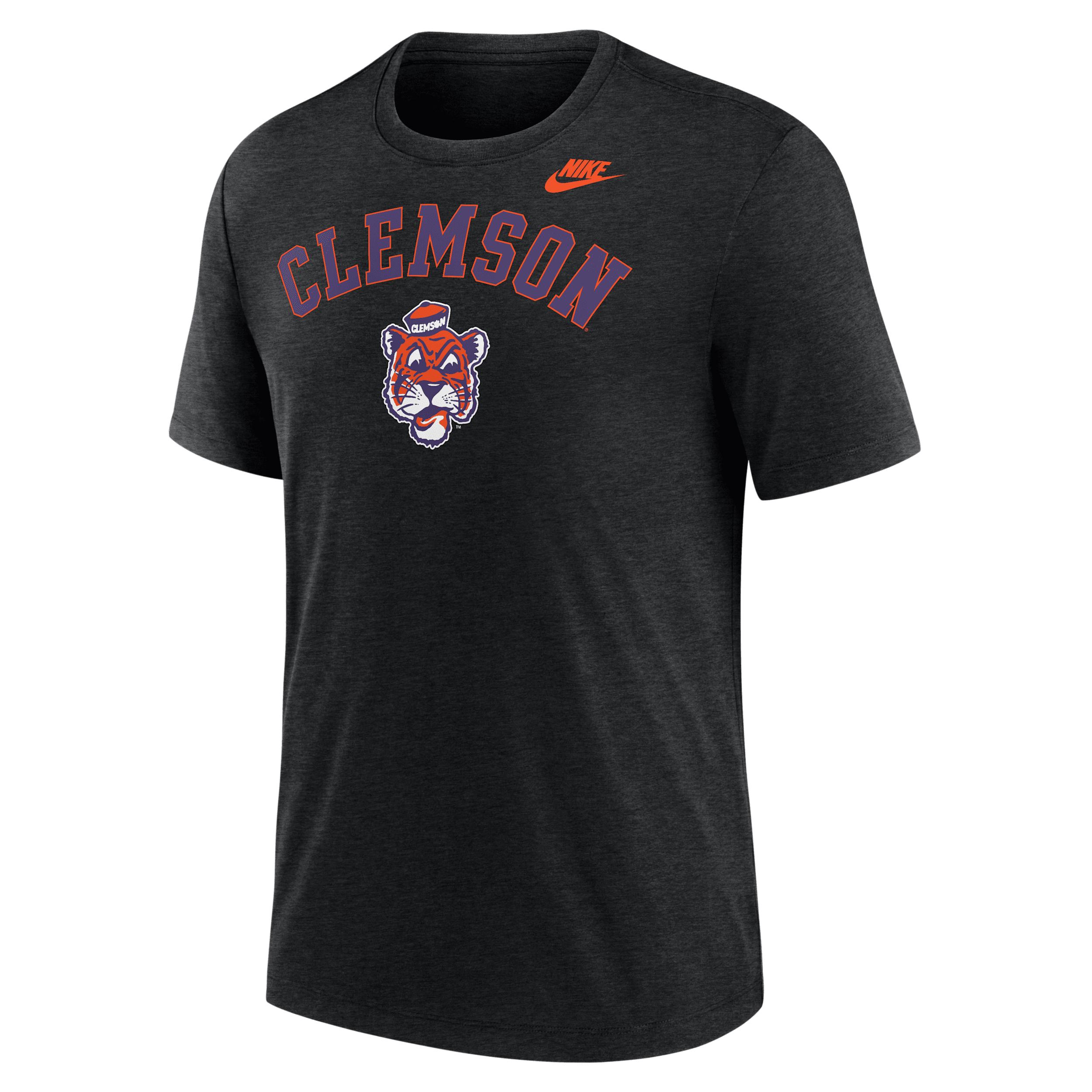 Clemson Legacy Arch Nike Mens College T-Shirt | NJFD00HCLV-CXE Product Image