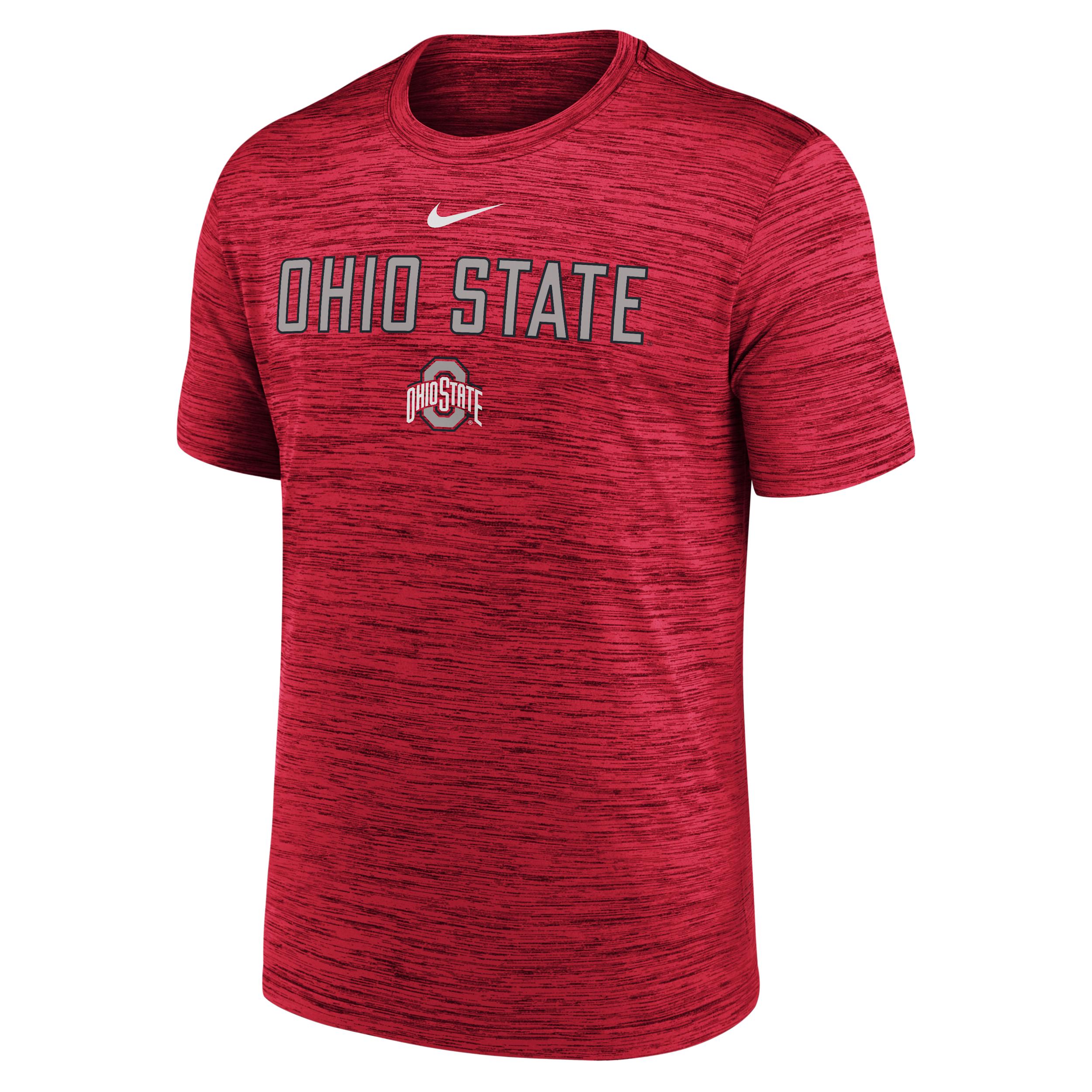 Michigan State Campus Center Stack Velocity Nike Mens Dri-FIT College T-Shirt | NKPQ3EYMST-907 Product Image