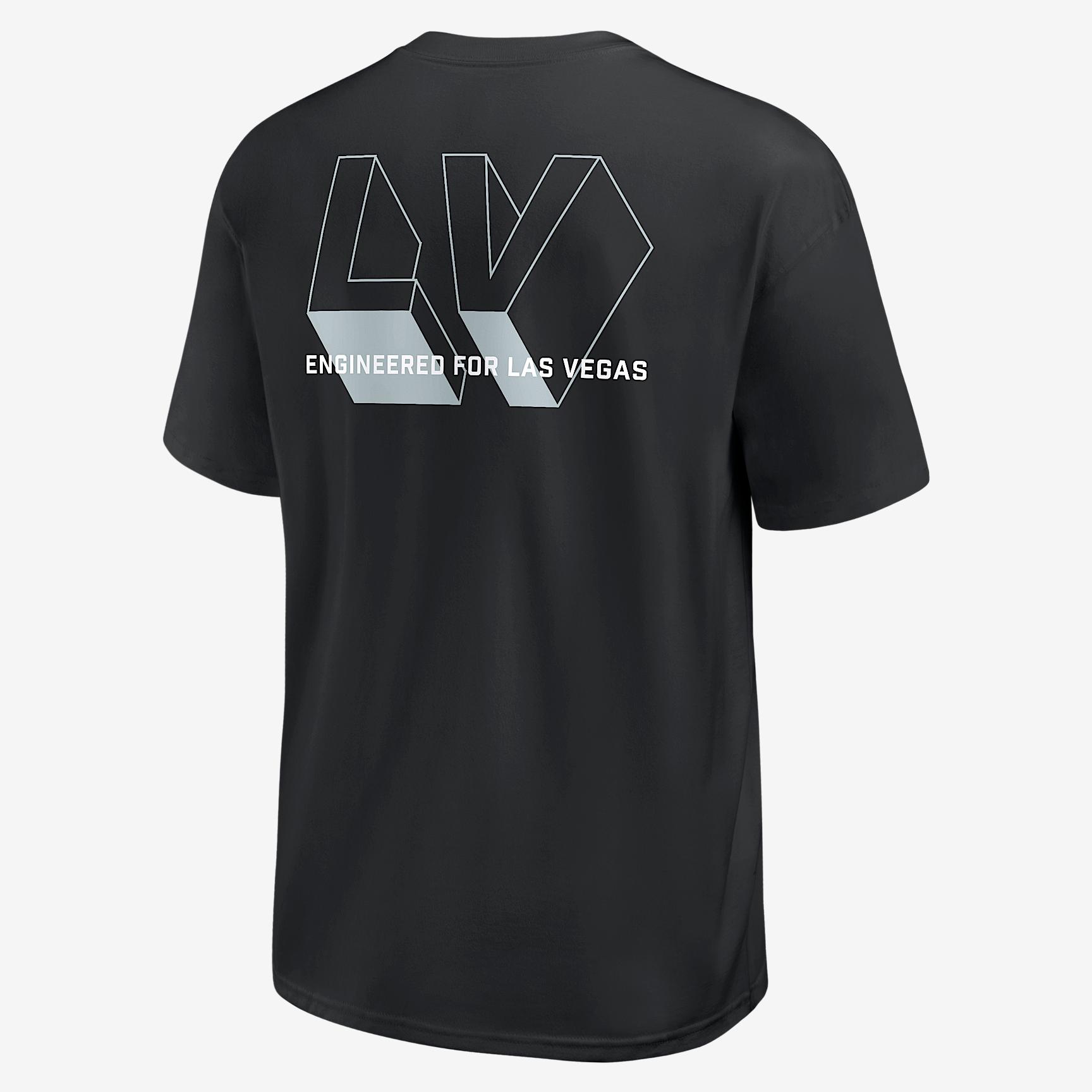 Las Vegas Raiders Dominate The Game Essential Max90 Nike Mens NFL T-Shirt | 01AY00A8D-CDL Product Image