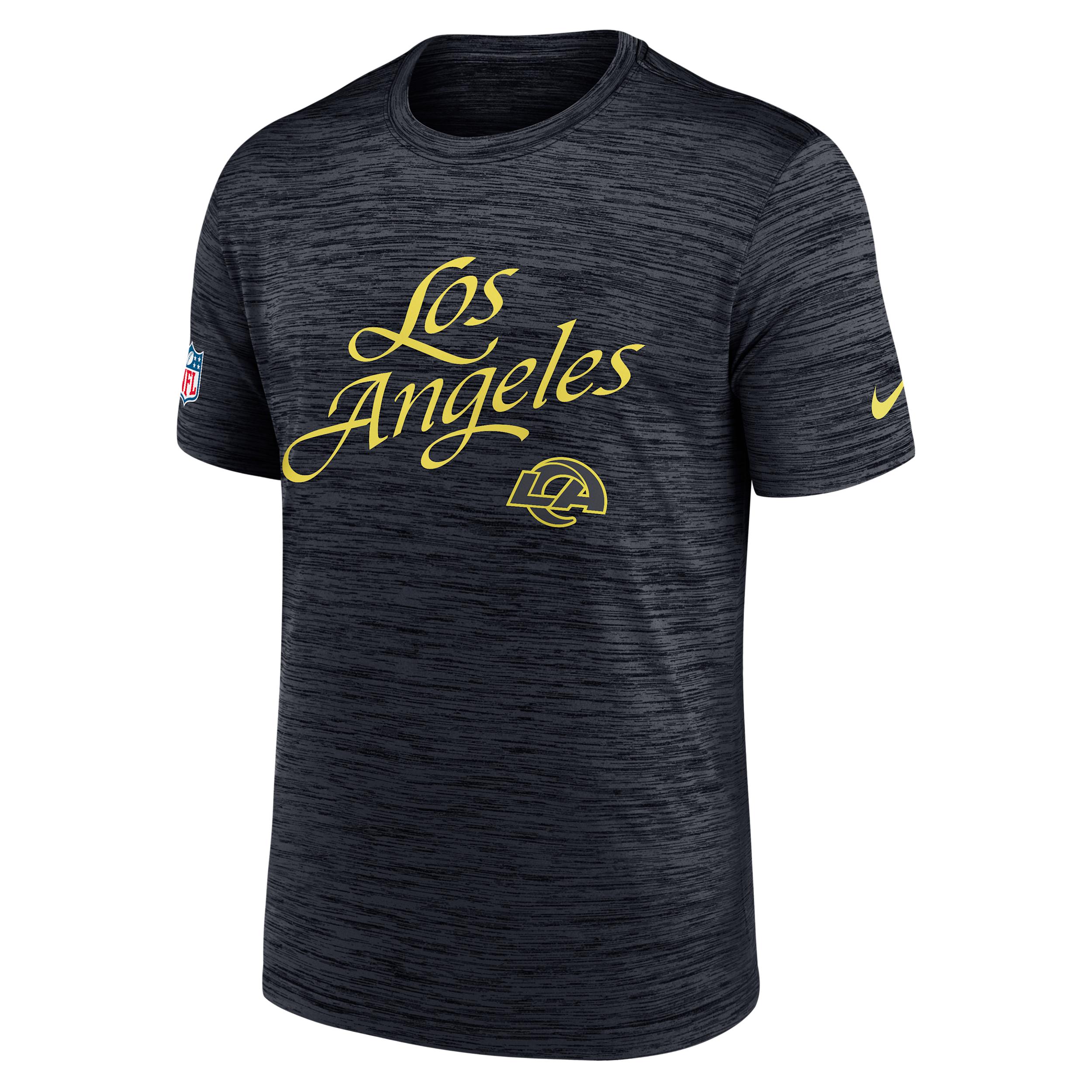 Los Angeles Rams Rivalries Collection Sideline Velocity Nike Mens Dri-FIT NFL T-Shirt | 02ER4FA95-0M2 Product Image