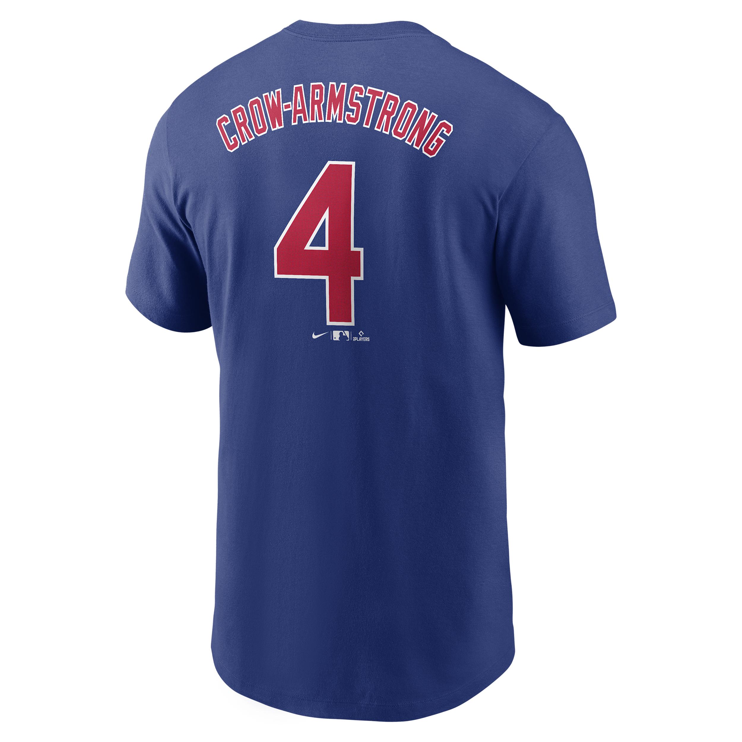 Pete Crow-Armstrong Chicago Cubs Fuse Nike Mens MLB T-Shirt | N1994EWEJ9-NUD Product Image