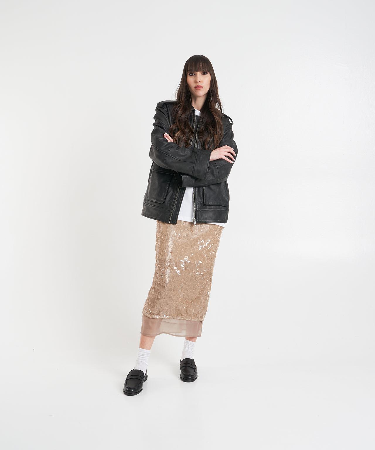 Sequined midi skirt 'Cebelle' Product Image