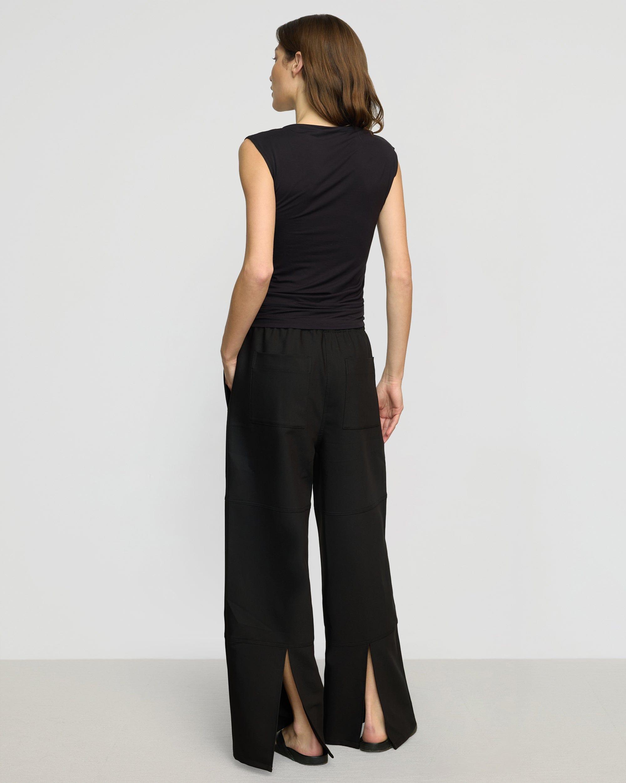 Noemi Stretch-Waist Wide-Leg Pant Product Image