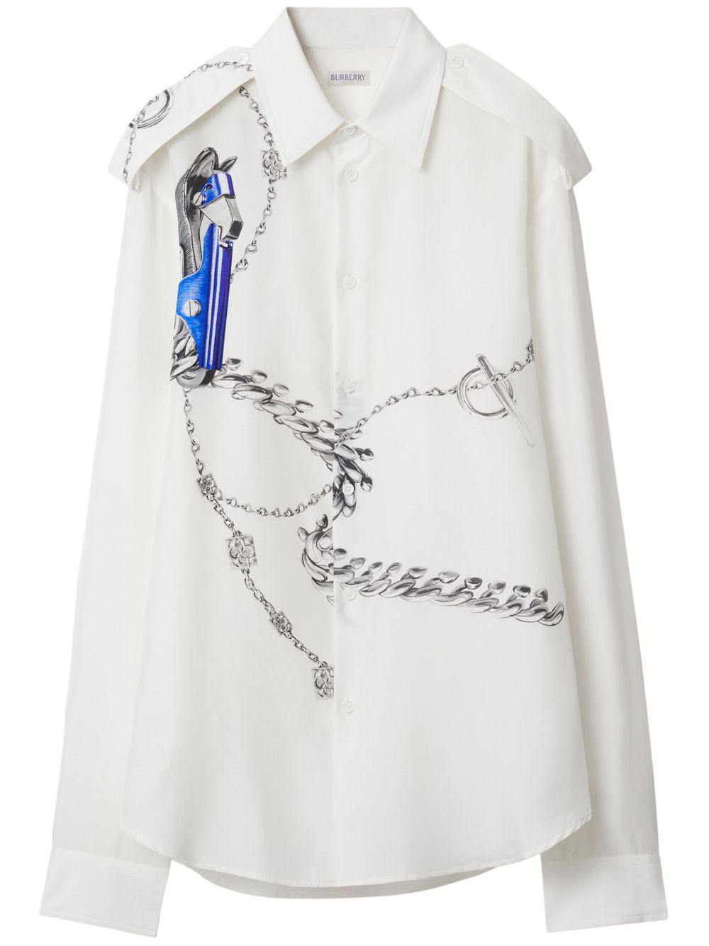 Knight Hardware-print shirt Product Image