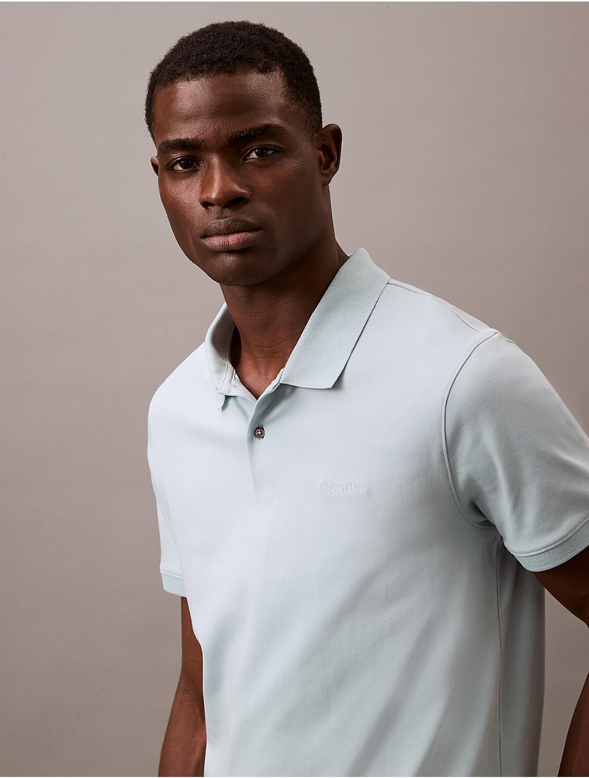 Calvin Klein Mens Liquid Touch Polo Shirt - Orange Product Image