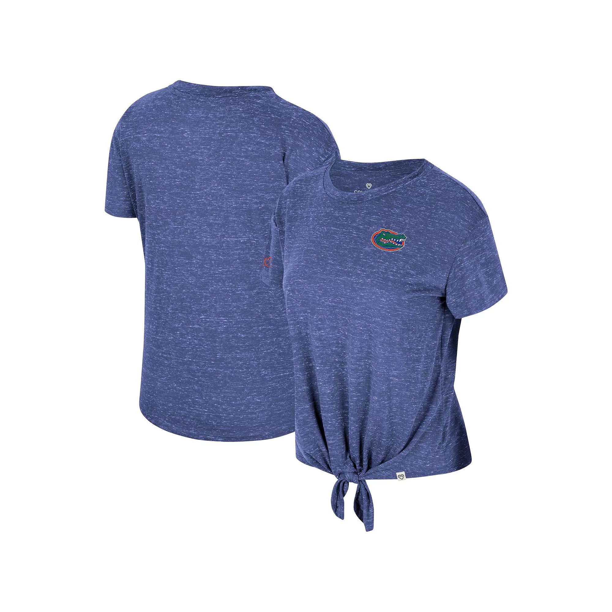 Women's Colosseum Royal Florida Gators Finalists Tie-Front T-Shirt, Size: Medium, Blue Product Image