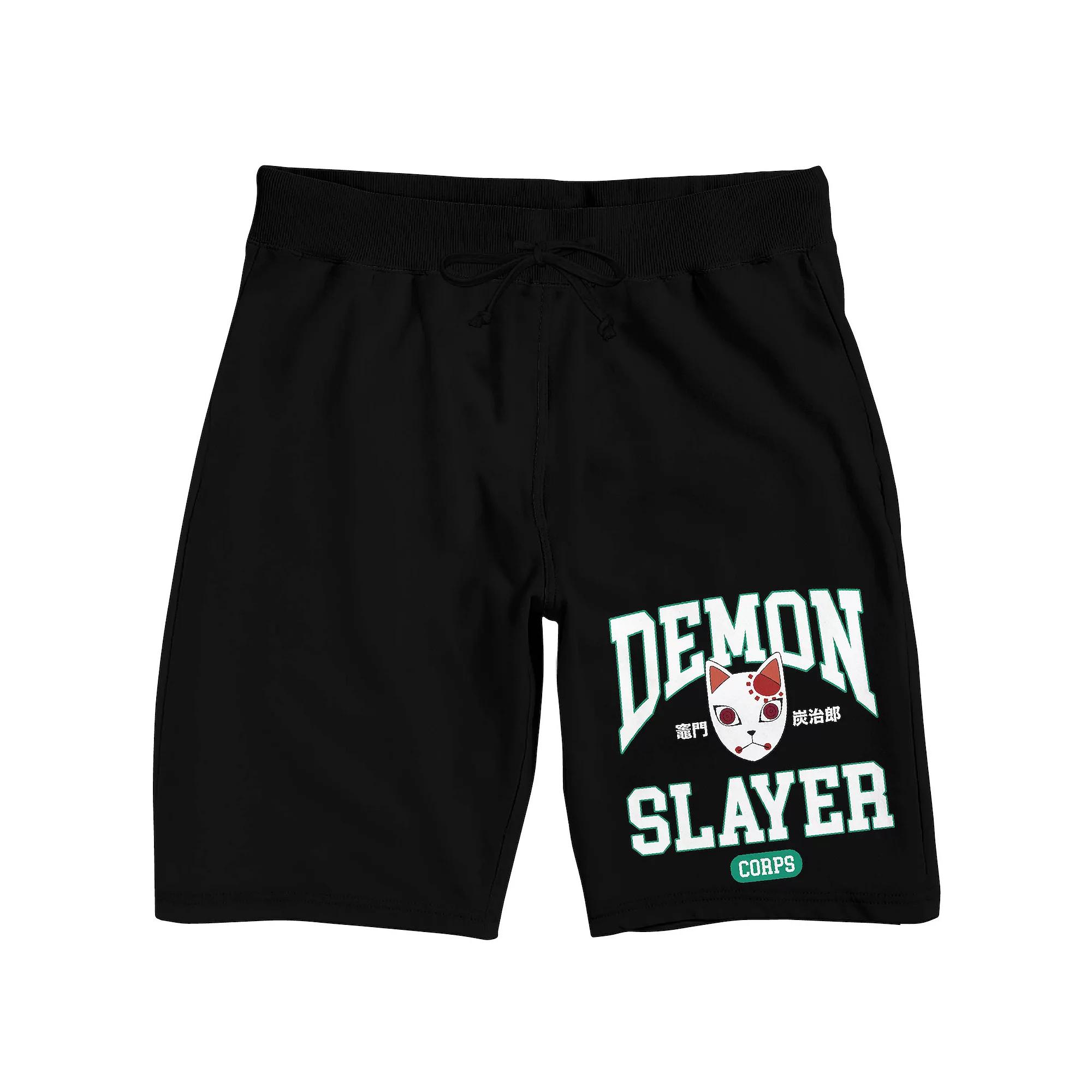 Men's Demon Slayer Fox Pajama Shorts,  Product Image