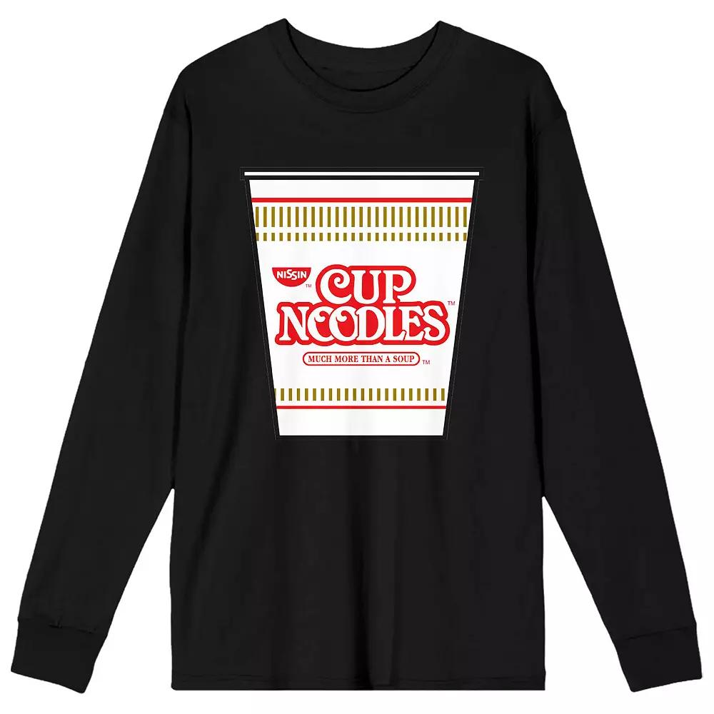 Men's Nissin Cup Noodles Instant Graphic Tee, Size: Large, Black Product Image