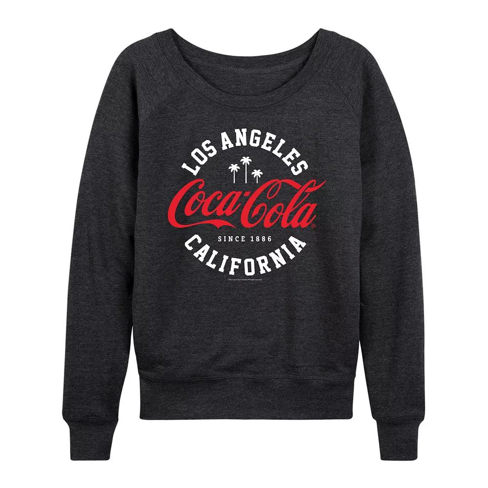 Women's Coca-Cola Los Angeles French Terry Long Sleeve Tee, Girl's,  Product Image