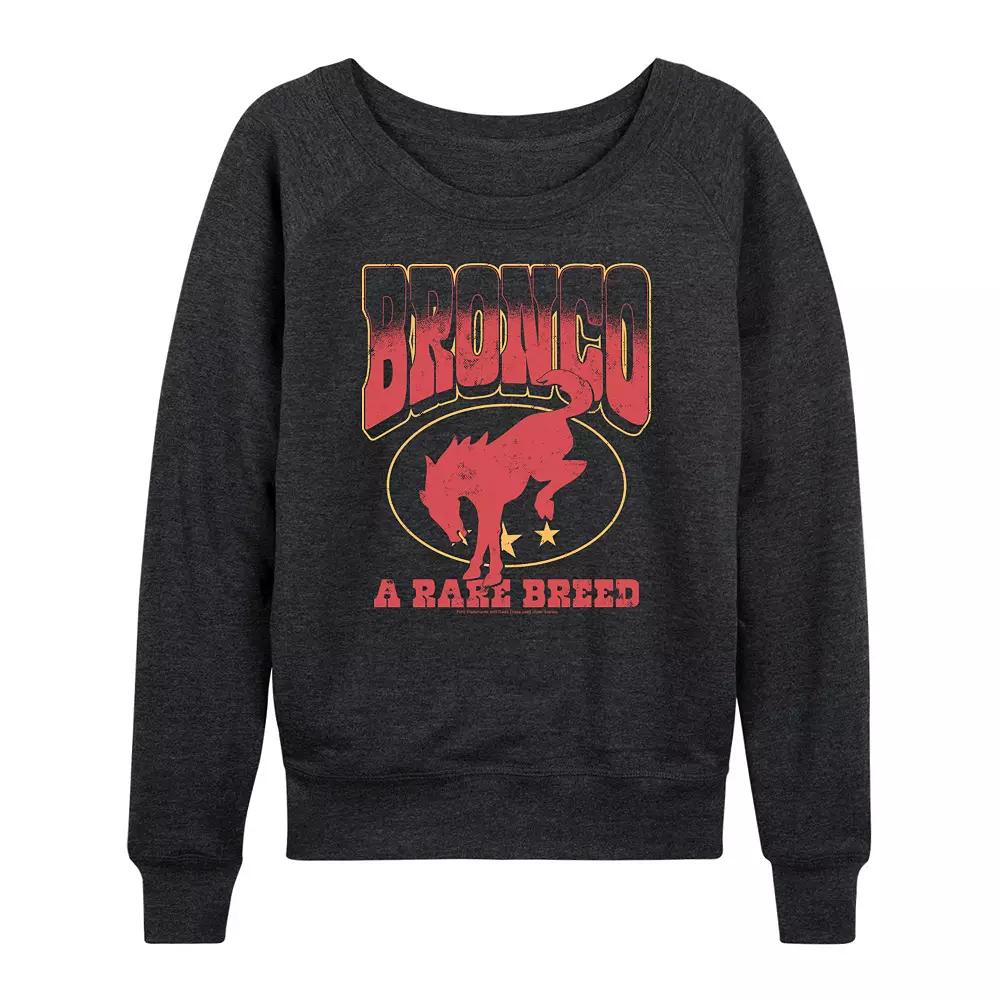 Women's Ford Bronco Vintage French Terry Long Sleeve Tee,  Product Image