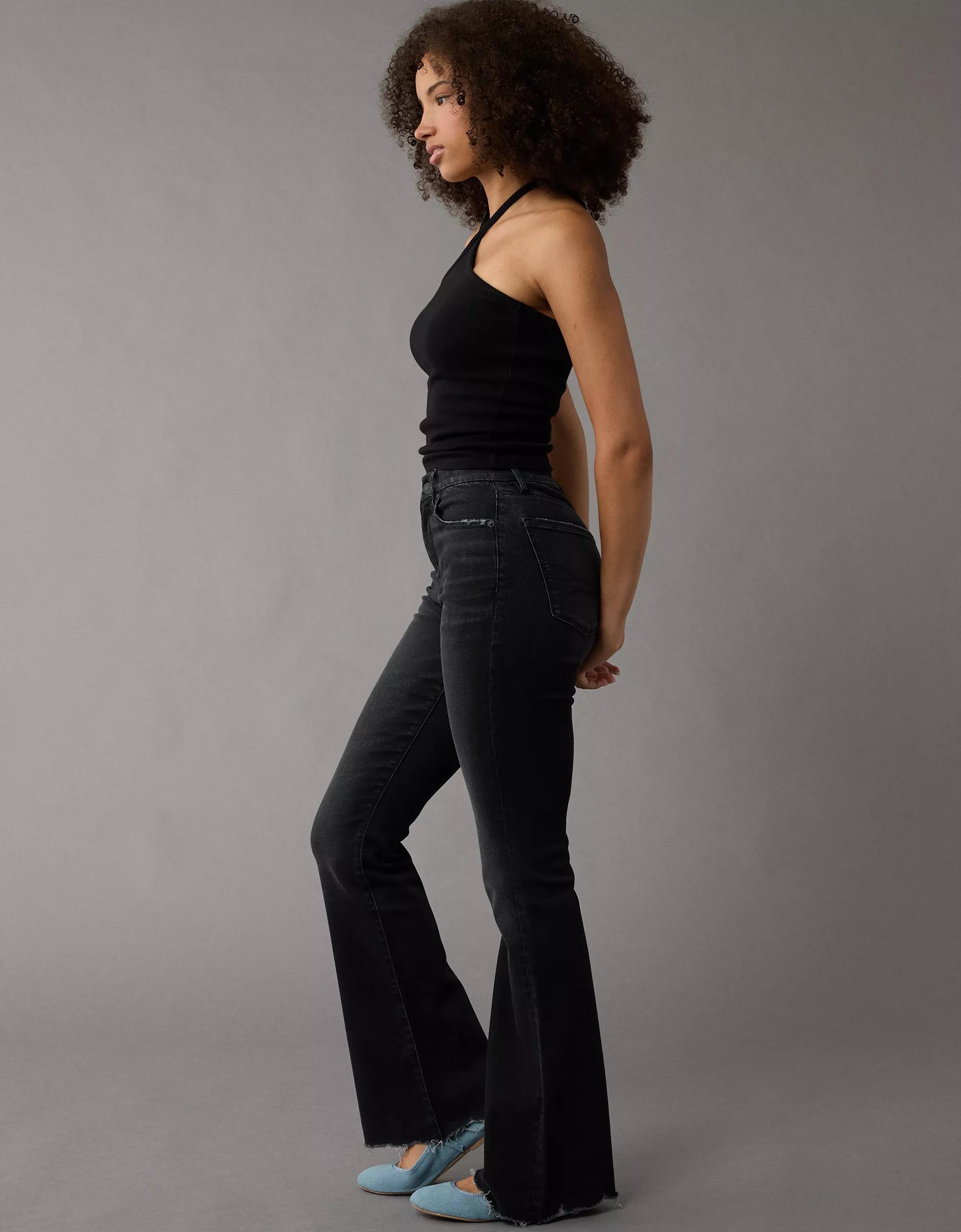 AE Next Level Curvy Super High-Waisted Flare Jean Product Image