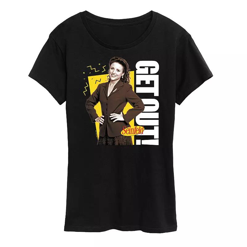 Women's Seinfeld Elaine Get Out Graphic Tee,  Product Image