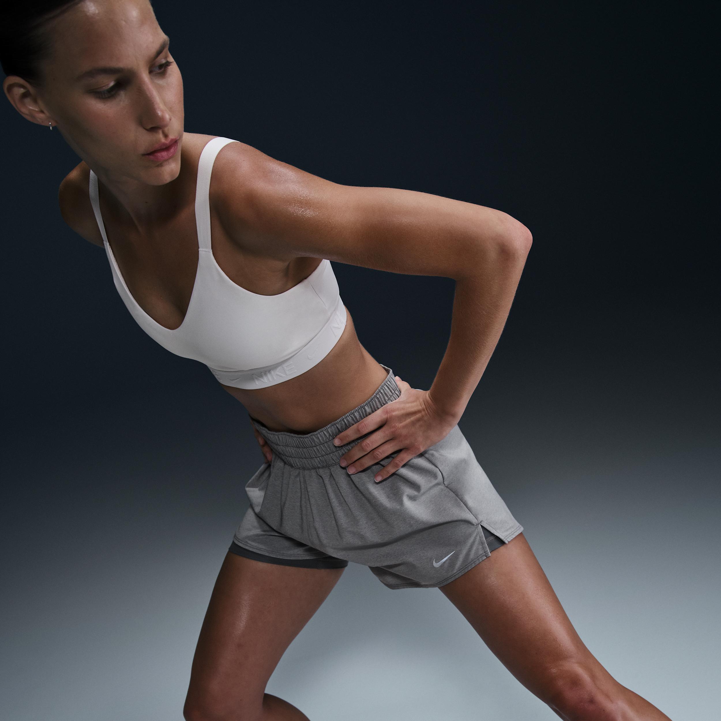 Nike Women's One Dri-FIT High-Waisted 3" 2-in-1 Shorts Product Image