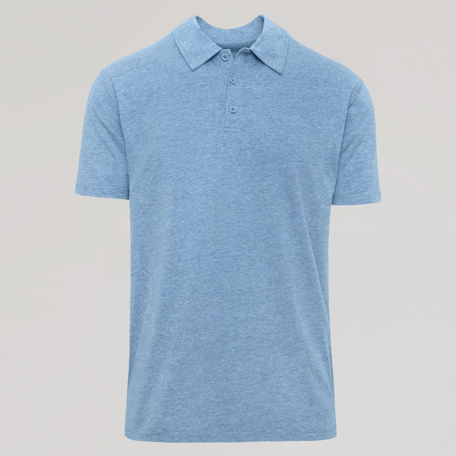 Heather Indigo Classic Polo Product Image