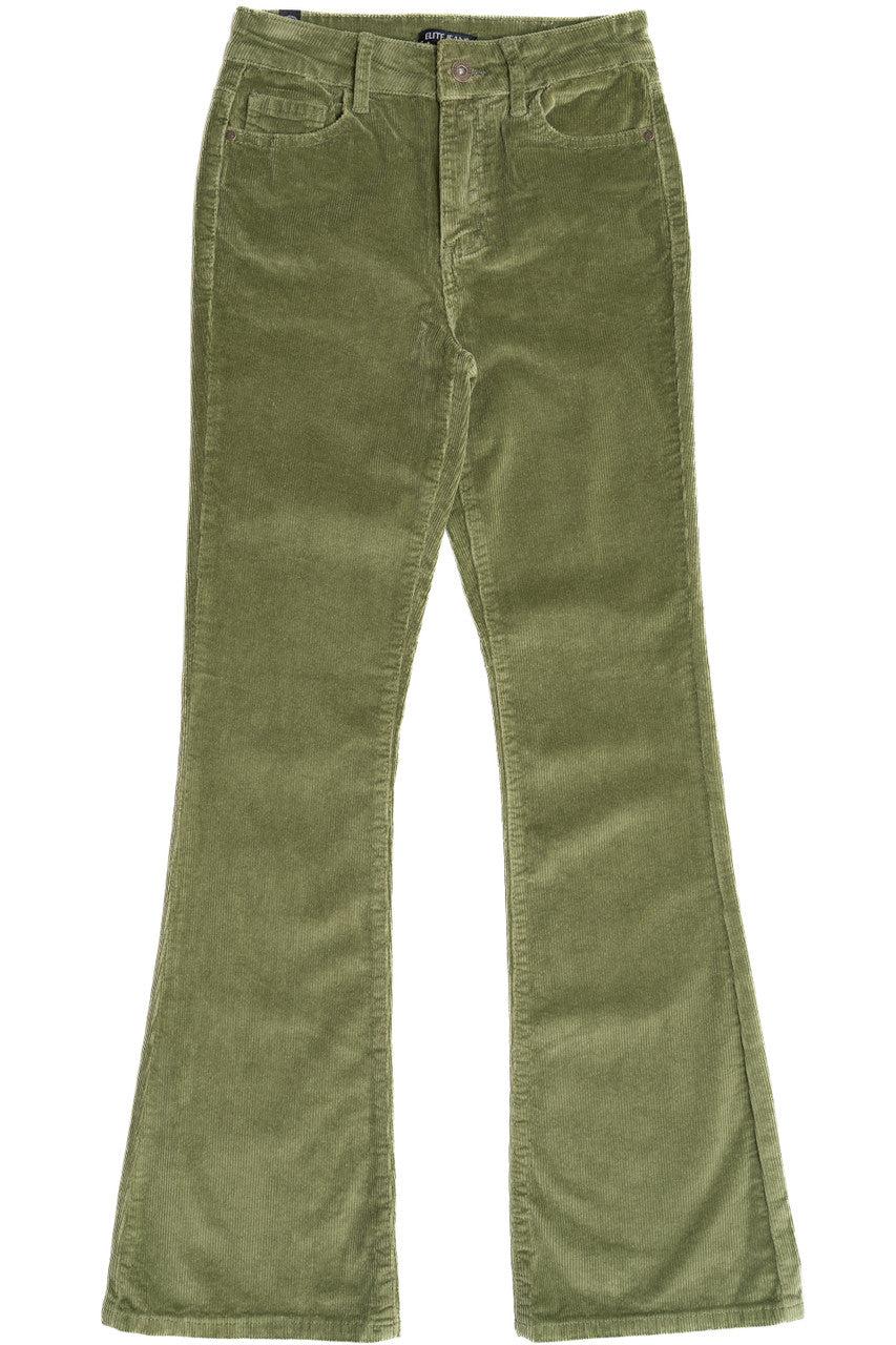 Pocket Applique Corduroy Flares Product Image