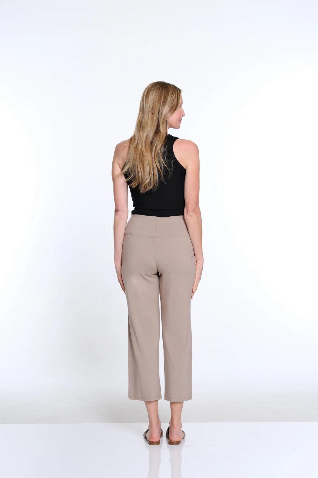 Wide Leg Knit Crop Pant Product Image