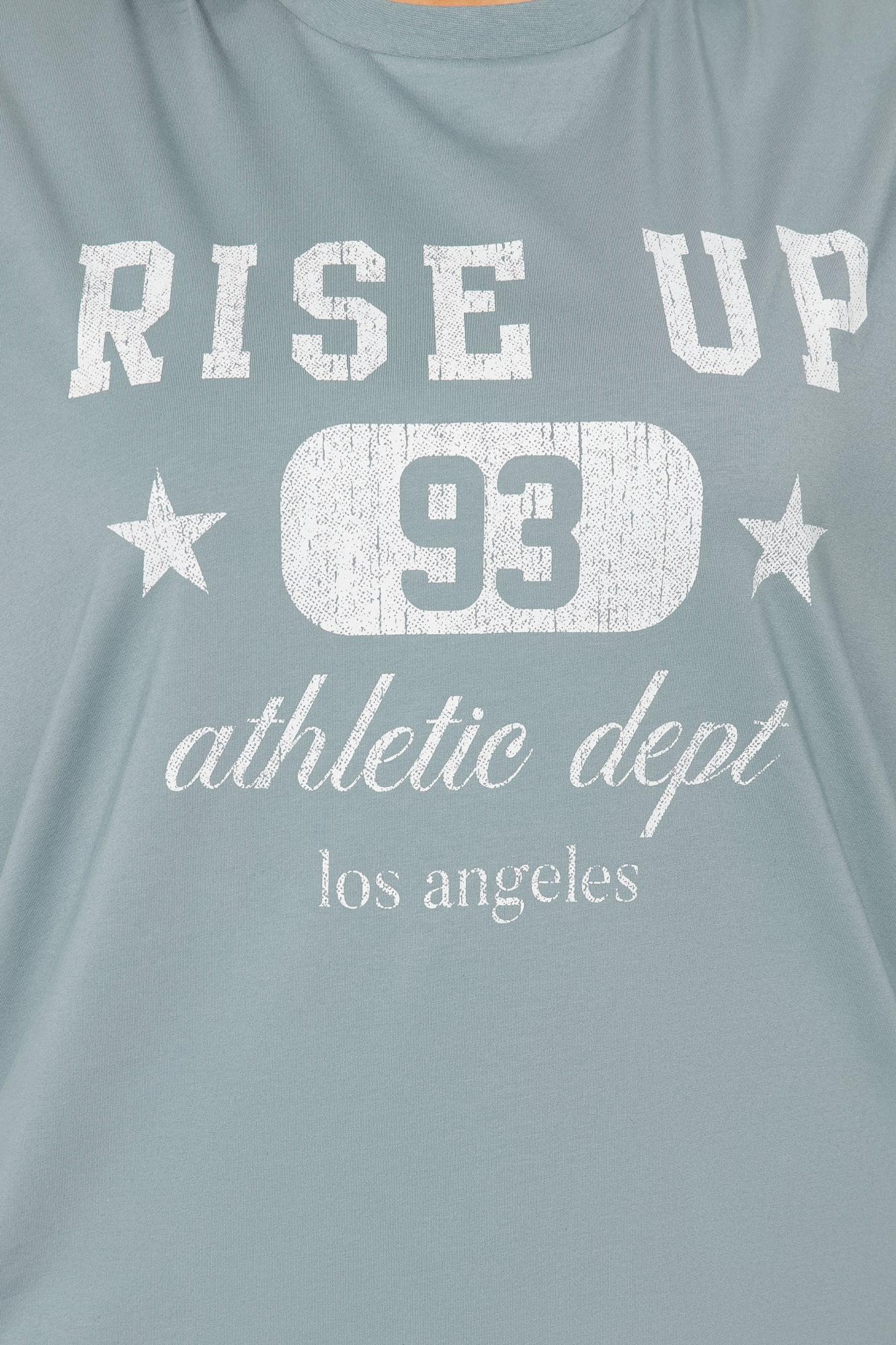 Rise Up 93 Long Sleeve Tee - Slate Blue Female Product Image