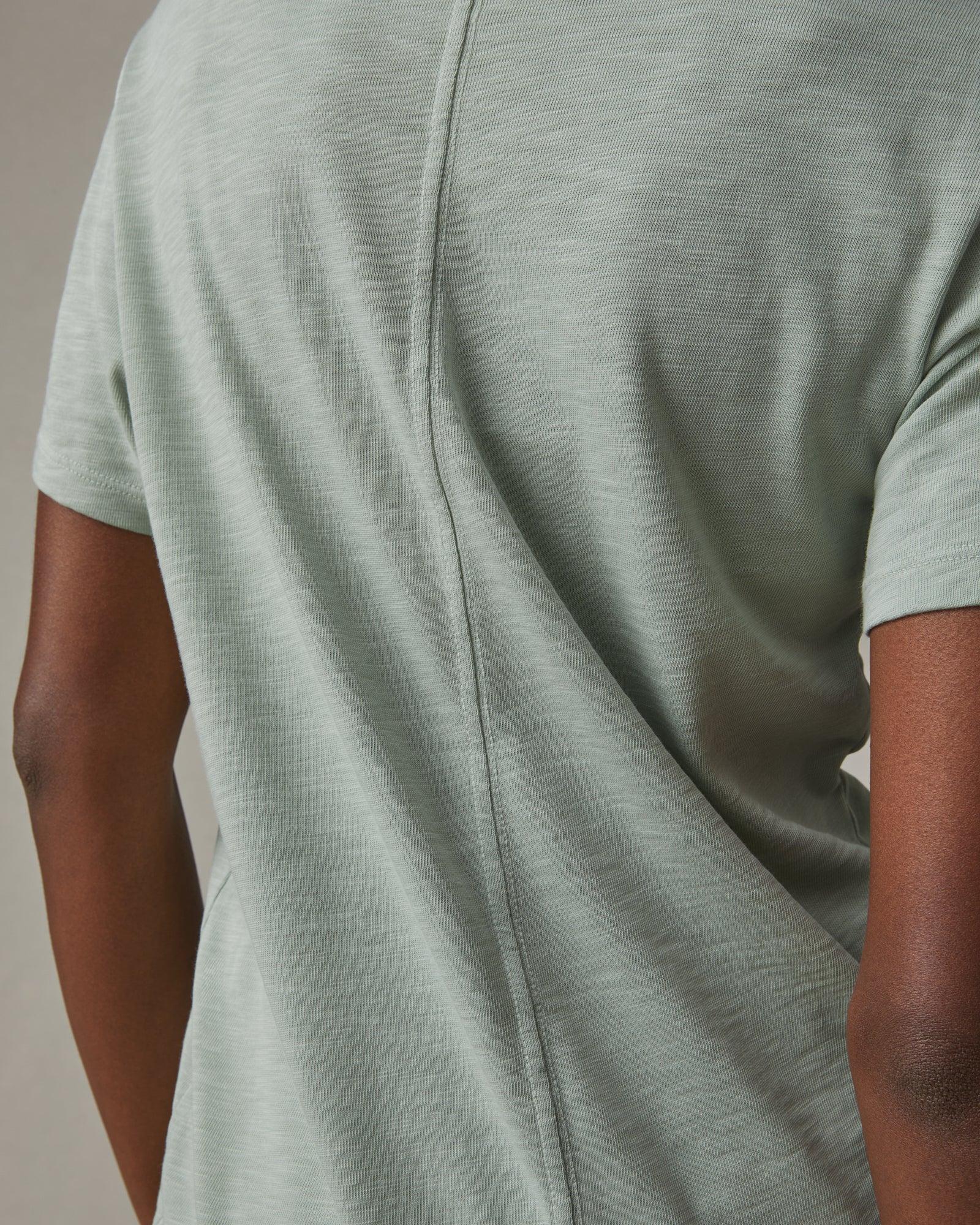 Women's Premium Slub V-Neck Tee - Aqua Grey Female Product Image