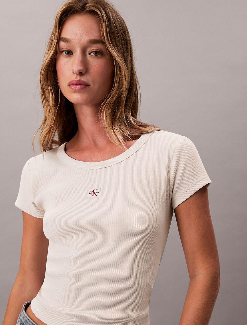 Woven Monologo Slim T-Shirt Product Image