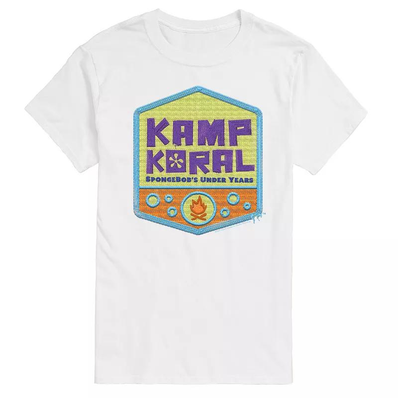 Men's SpongeBob SquarePant Kamp Koral Logo Graphic Tee,  Product Image