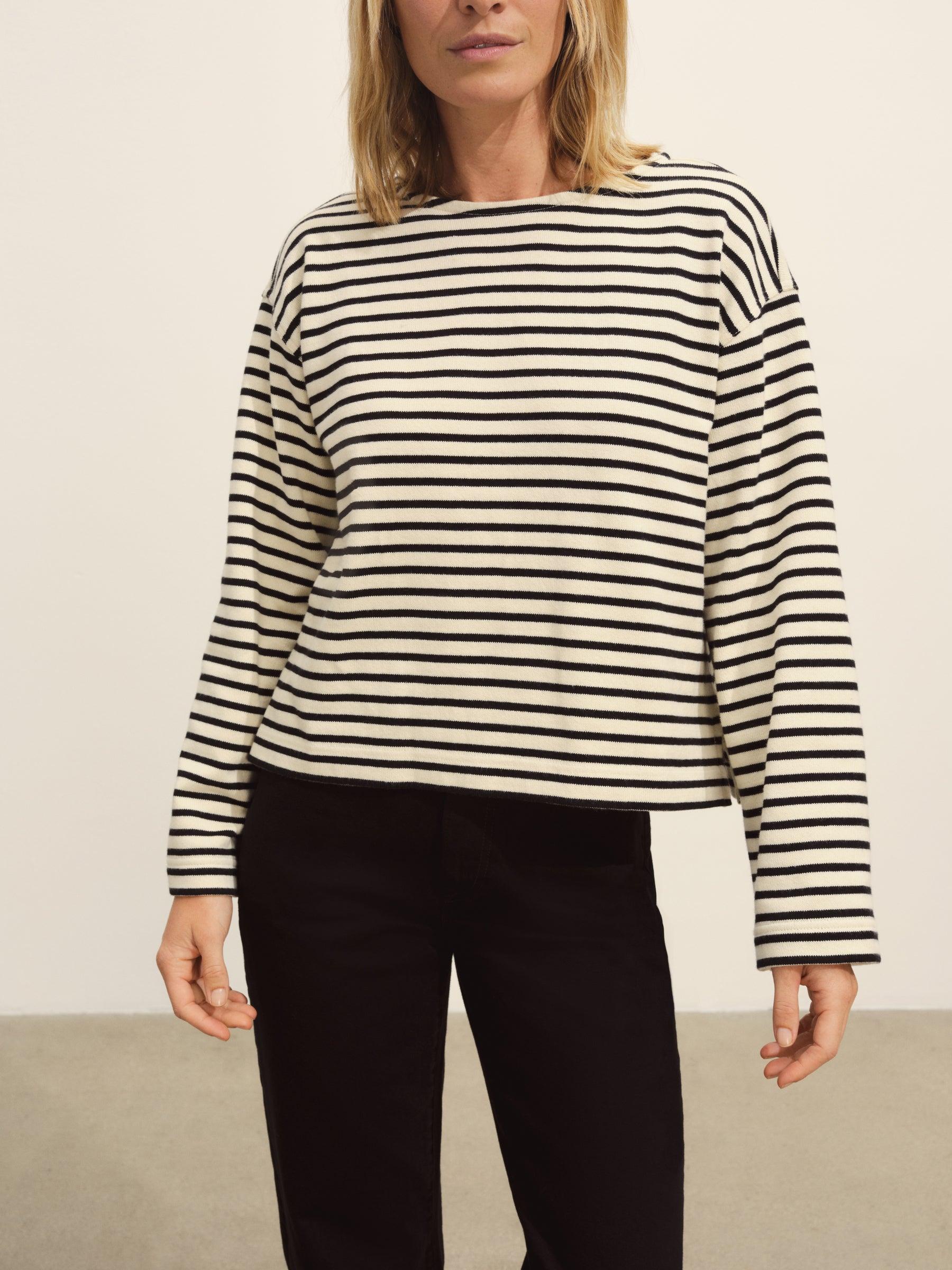 Natural/Black Stripe Mariner Catalina Tee Product Image