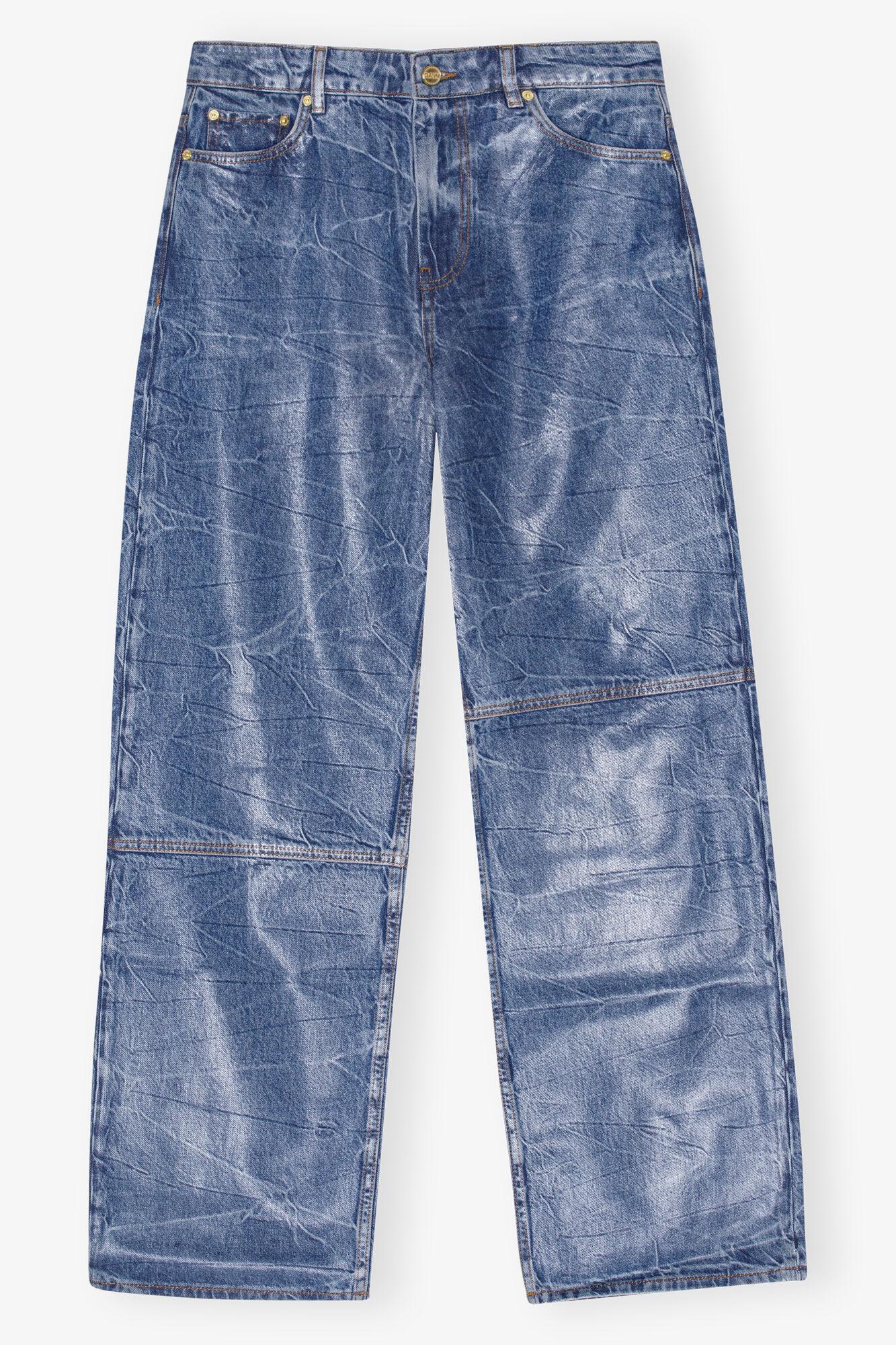 Blue Foil Izey Jeans Product Image