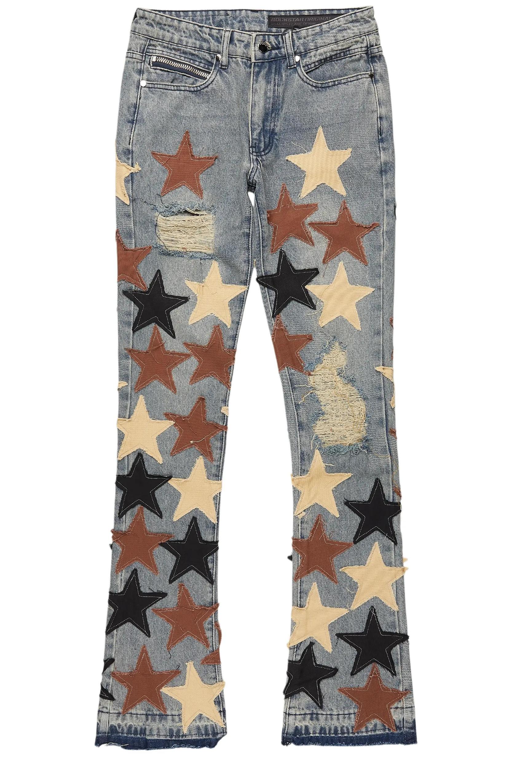 StarLane Tint Stacked Flare Jean Male Product Image