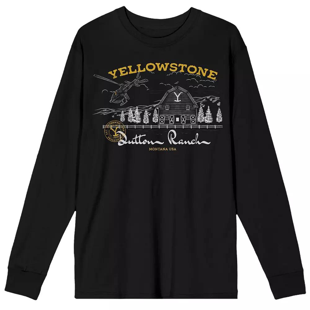 Men's Yellowstone Dutton Ranch Long Sleeve Tee,  Product Image