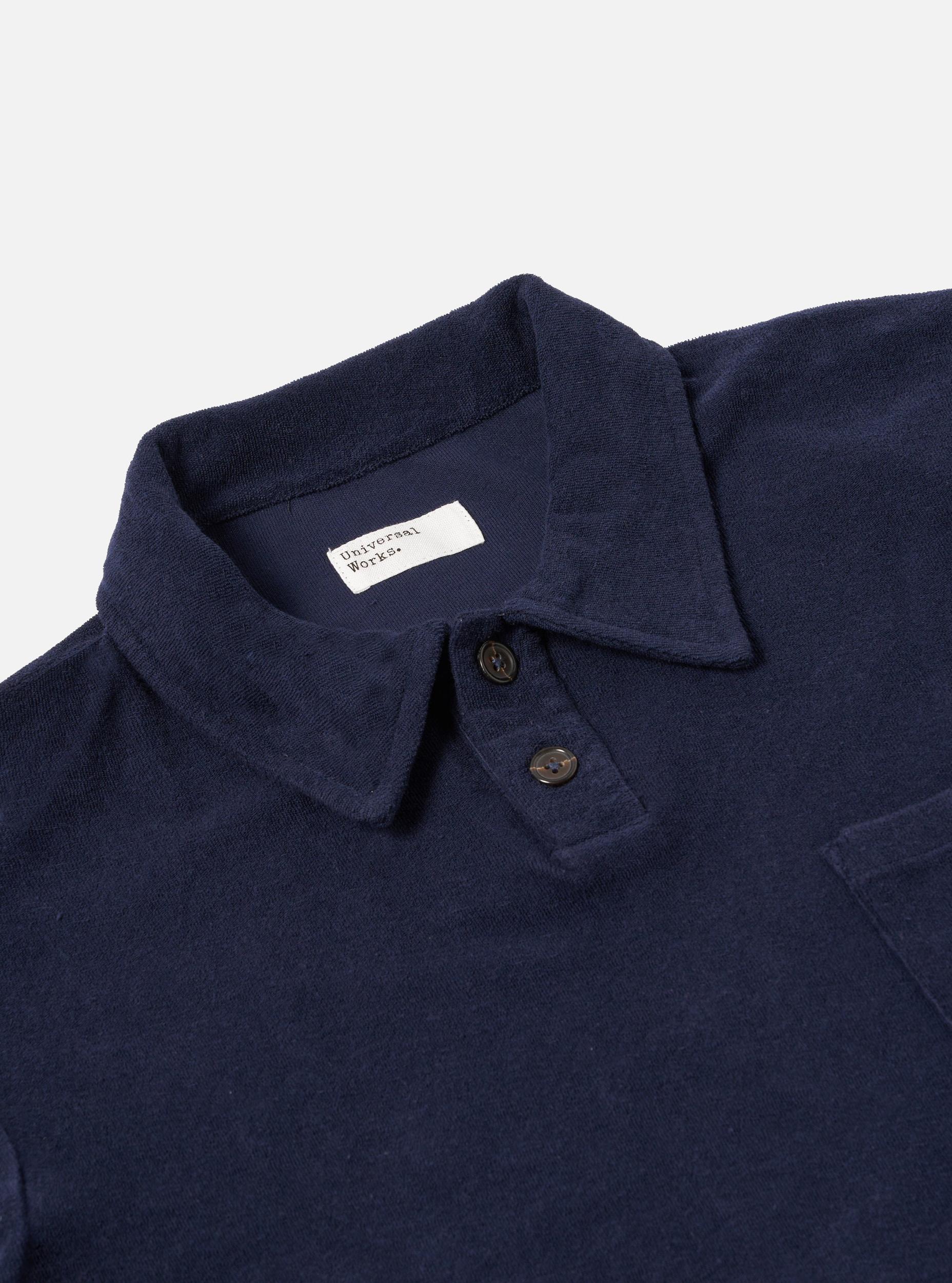 Bright Navy Light Weight Terry Newlyn Polo Product Image