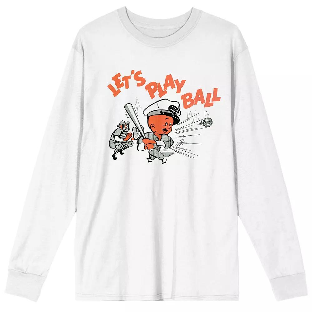 Men's Dr. Pepper Lets Play Ball Long Sleeve Graphic Tee,  Product Image