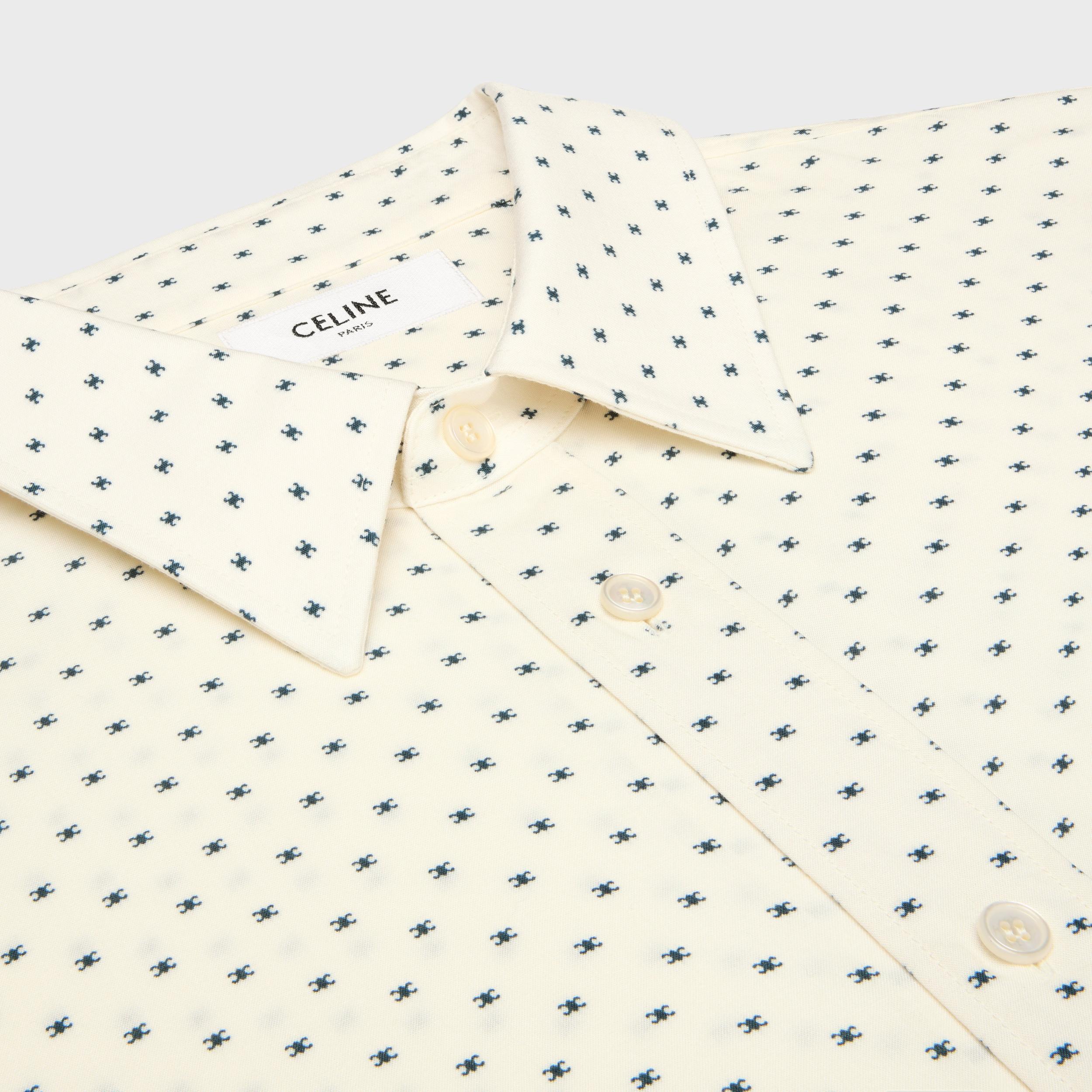 loose shirt in printed viscose Product Image