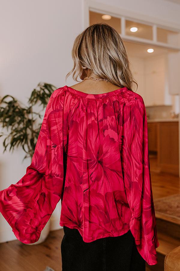 Chic Cityscape Satin Top Product Image