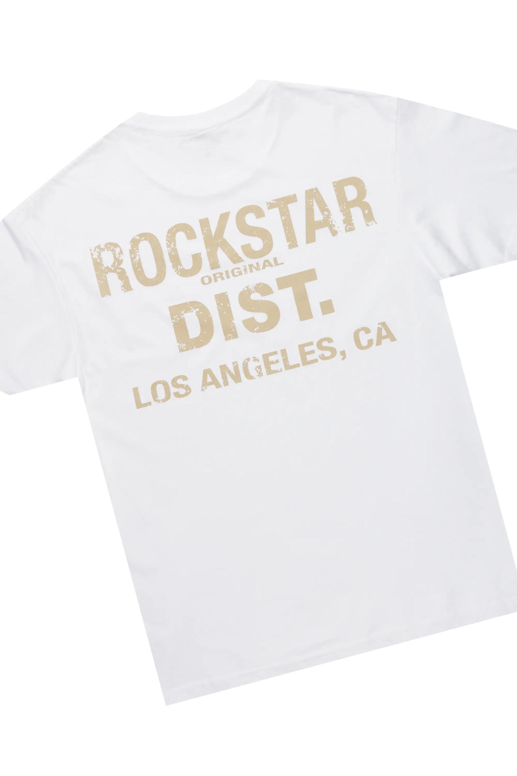 Lake White/Beige T-Shirt/Tapestry Jean Bundle Male Product Image