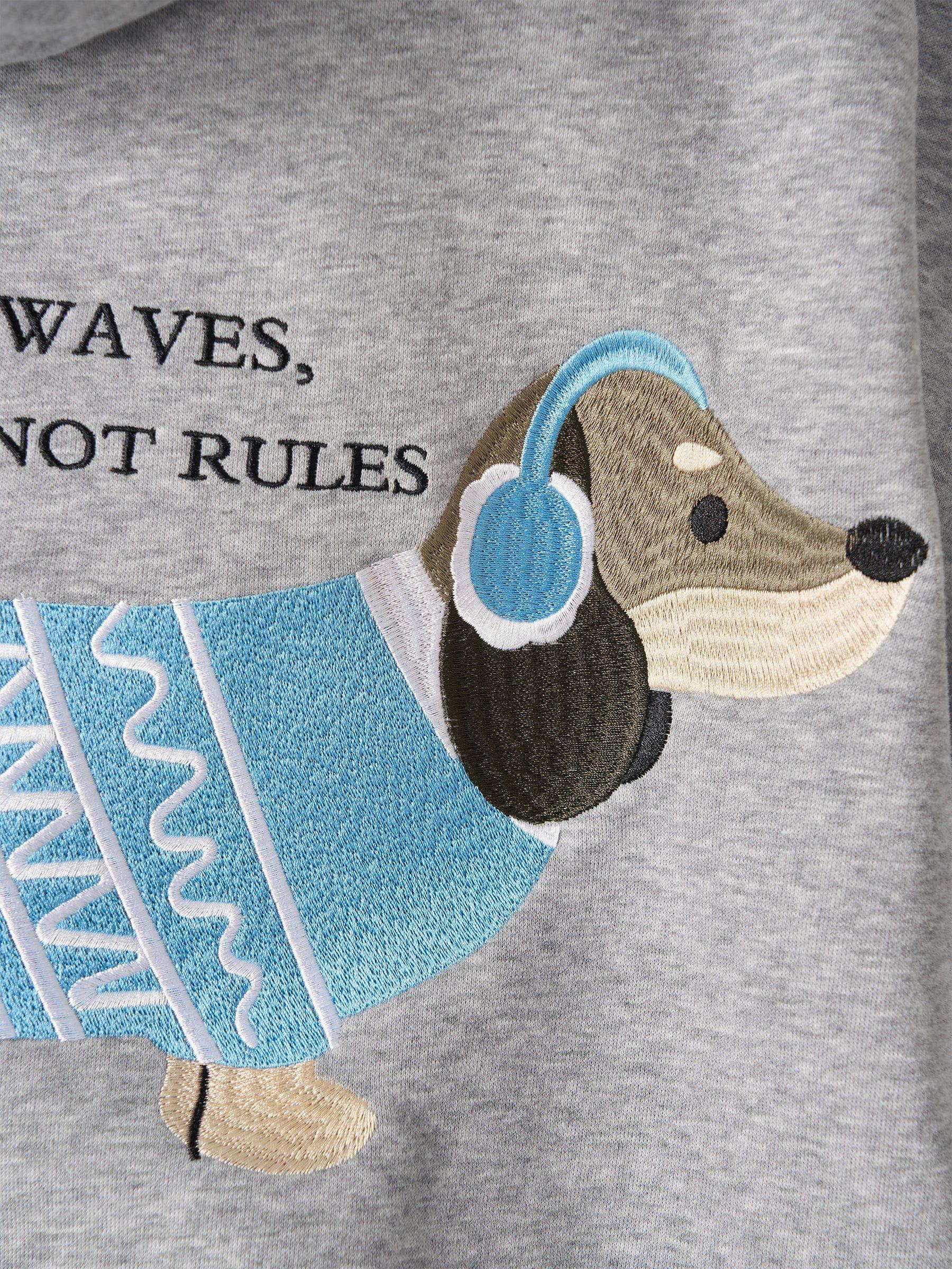 Aelfric Eden Headset Dachshund Hoodie Product Image