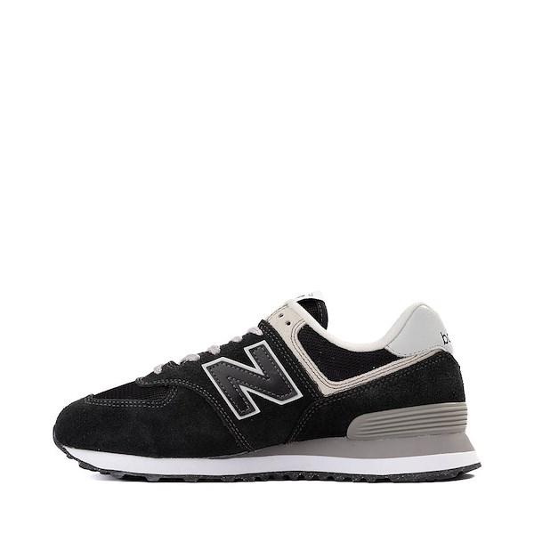 Mens New Balance 574 Athletic Shoe - Black / Grey Product Image