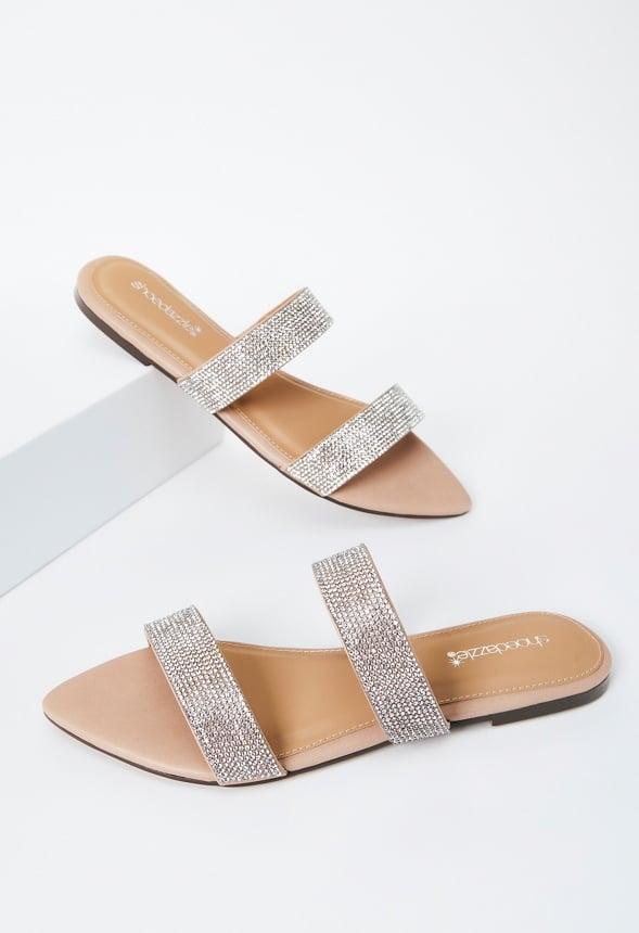 JustFab Margaux Platform Loafer Pump Womens Black/ White Size 8.5 Product Image